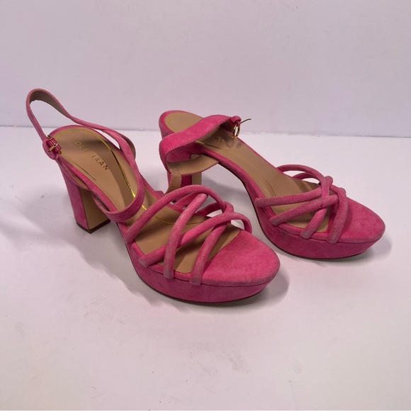 Cole Haan Women's Grove Platform Heeled Sandals Size 8.5B - Picture 3 of 9